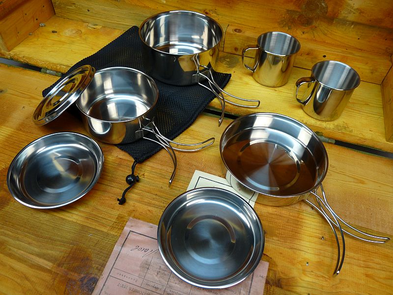 8 Delig kookset, RVS, nieuw
