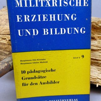 DDR NVA Militarische Erziehung Und Bildung Heft 9