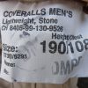 Britse lichtgewicht overall ,,Coverall Men,s Lightweight Stone,, - Afbeelding 6