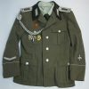DDR NVA ,,Feldwebel Aufklärer,, uniform, oude wollen versie met zwarte kraag - Afbeelding 2