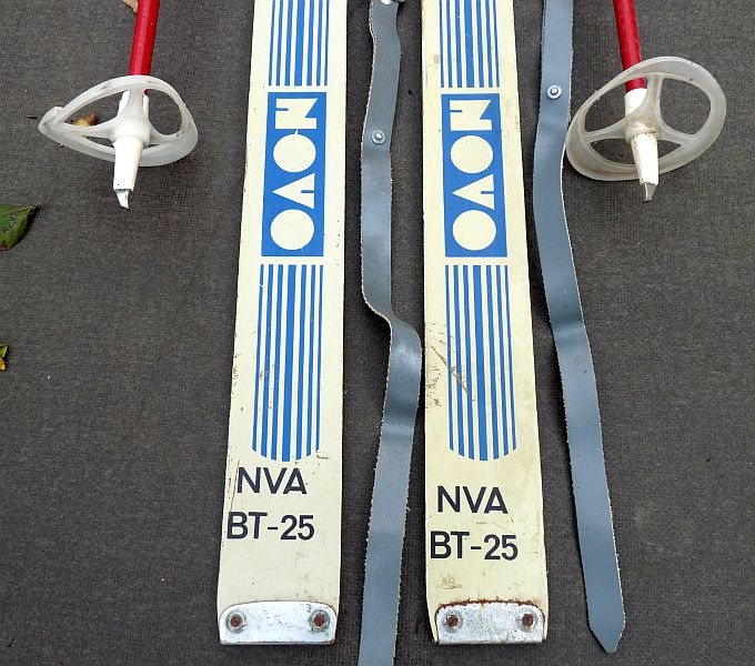 DDR NVA Grenstroepen ski's - Afbeelding 2