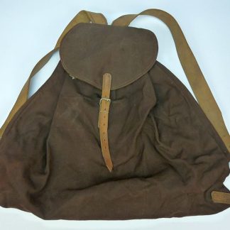 Vintage DDR canvas rugtas, jaren 50