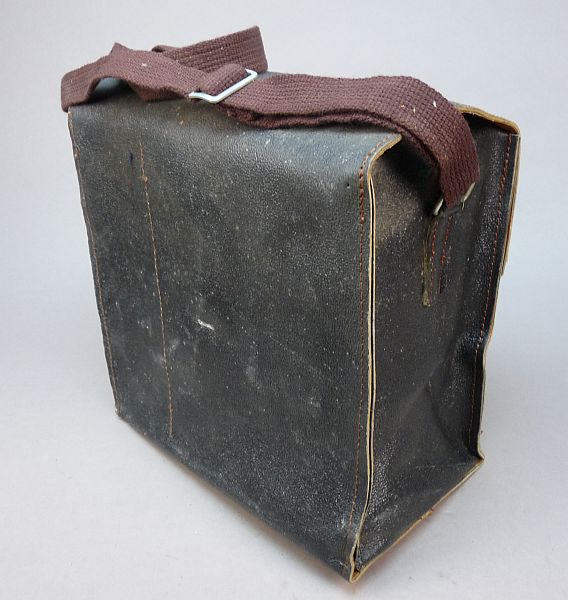 DDR NVA zwaar uitgevoerde leren voertuig gereedschap tas - Afbeelding 2