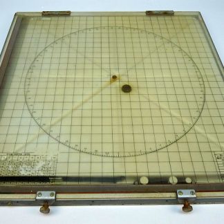 Grote Sovjet kaart tablet voor artillerie waarnemer