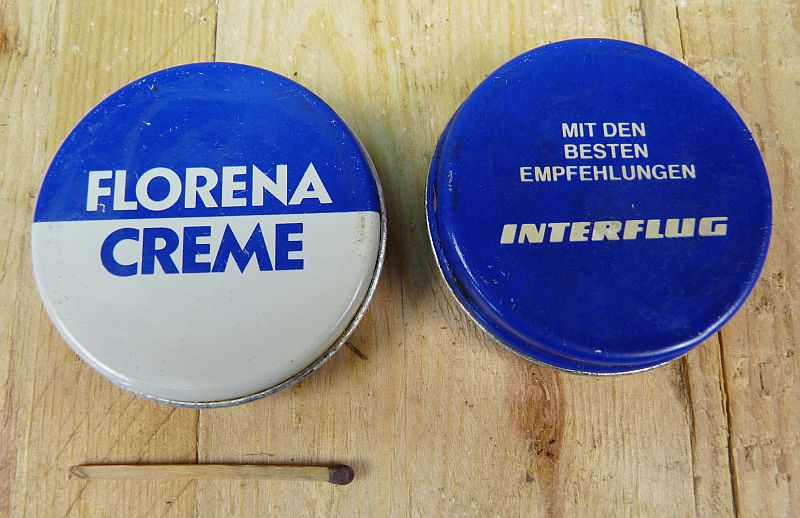 DDR Interflug doosje Florena Creme