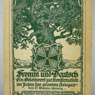 WO 1 boekje ,,Zur Erinnerung an die Komfirmation,,