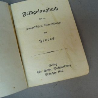 Liederbuch 1917