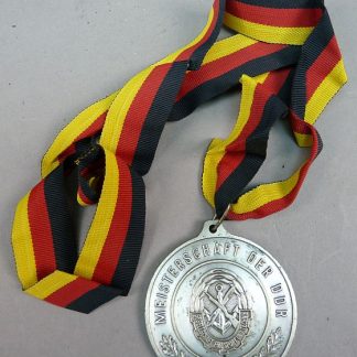 DDR GST medaille, grote metalen uitvoering