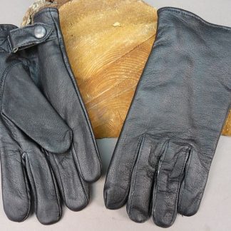 Leren handschoenen met polsriempje KL, oud model