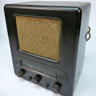 Bakelieten Volksontvanger VE301 Dyn, fabrikant Schaleco Radio Berlin