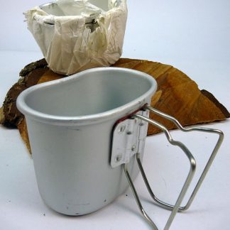 Zwaar uitgevoerde aluminium mok, nieuw