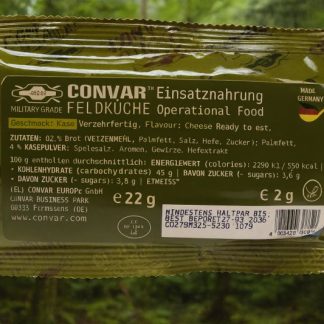 Langdurig houdbaar noodvoedsel, SnackPack, Kaasmaak (22 g)