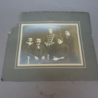 WW1 Grote foto op karton