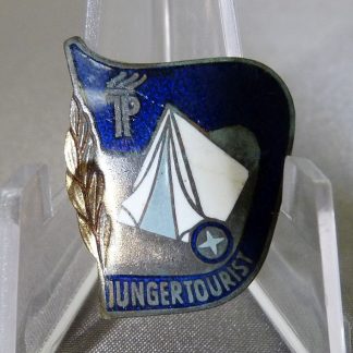 Jungertourist" – FDJ Kampeerbadge (DDR)