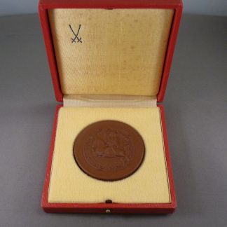 Porseleinen Zegelmedaille "Siegel der Stadt Schwerin"