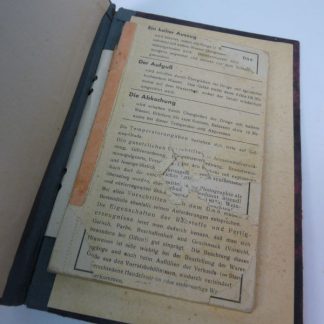 Vintage DDR Apothekersboekje