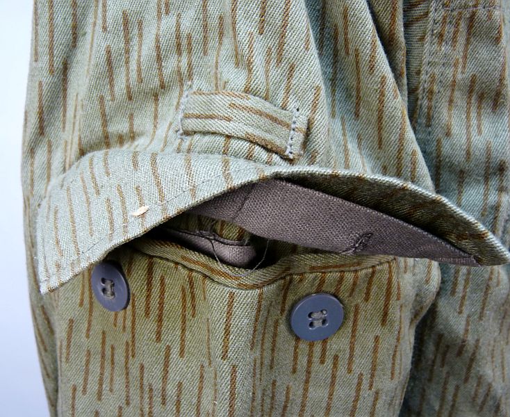 DDR NVA Strichtarn camouflage jas - Afbeelding 2