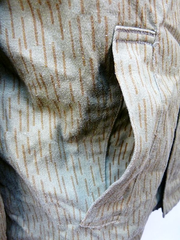 DDR NVA Strichtarn camouflage jas - Afbeelding 3