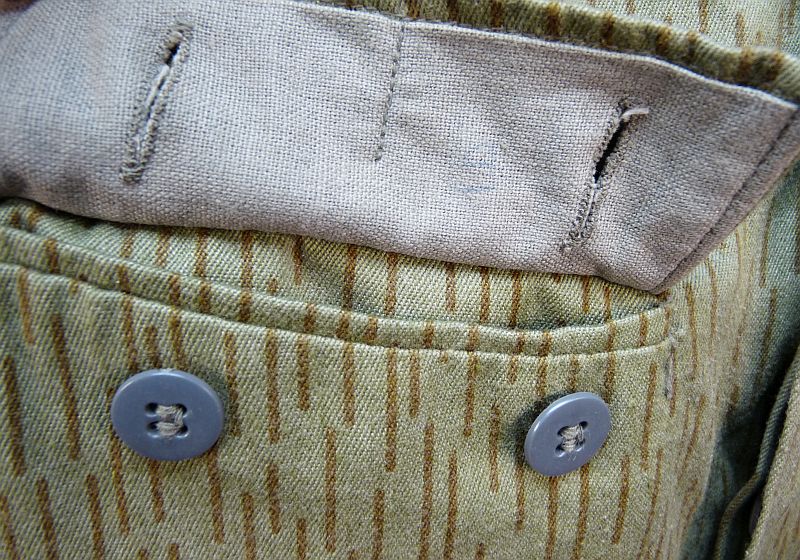 DDR NVA Strichtarn camouflage jas - Afbeelding 5