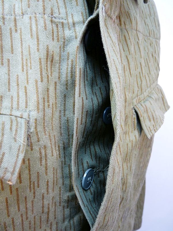 DDR NVA Strichtarn camouflage jas - Afbeelding 6