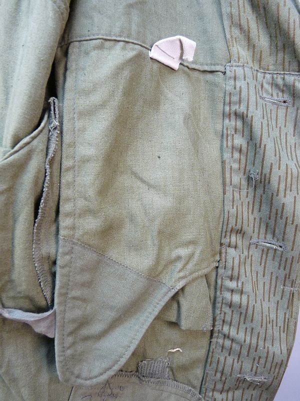 DDR NVA Strichtarn camouflage jas - Afbeelding 7