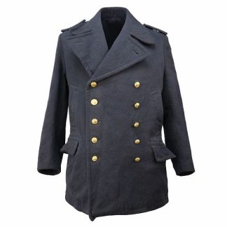 DDR NVA Volksmarine Peacoat, rang Leutnant zur See