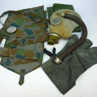 DDR NVA Blumentarn / Flachentarn gasmasker set