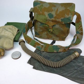 DDR NVA Blumentarn / Flachentarn gasmasker set