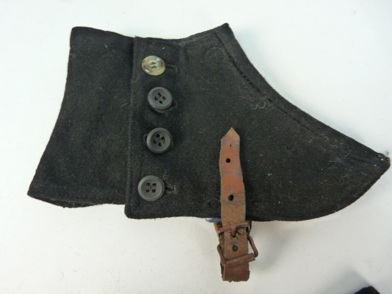 Antieke wollen gamaschen - Afbeelding 2