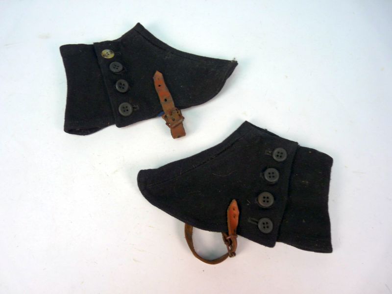 Antieke wollen gamaschen