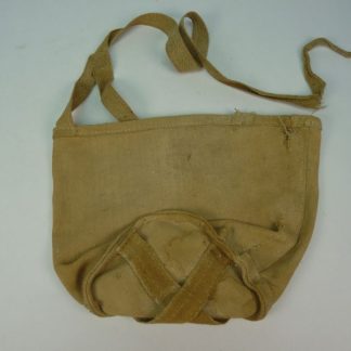 Vintage canvas voederzak voor paard – legeruitvoering