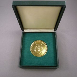 DDR Zoll herdenkingsmedaille in origineel doosje