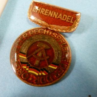 Ehrennadel van de DDR – Eerbetoon aan de Rechtspraak