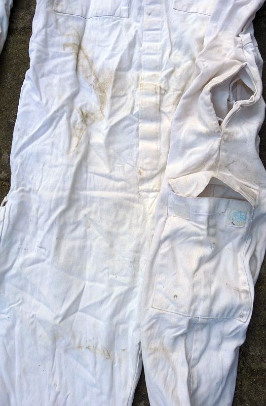 Britse witte militaire werkoverall - Afbeelding 4