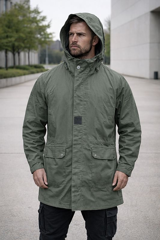 Franse F2 Parka met uitneembare bontvoering, NOS!