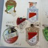 Set antieke Duitse turn- en feestinsignes (ca. 1920-1930) in originele map - Afbeelding 2