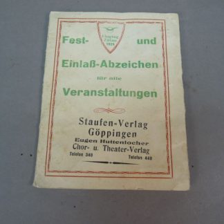 Antieke collectie Duitse feest- en verenigingsbadges – ca. 1929-1930