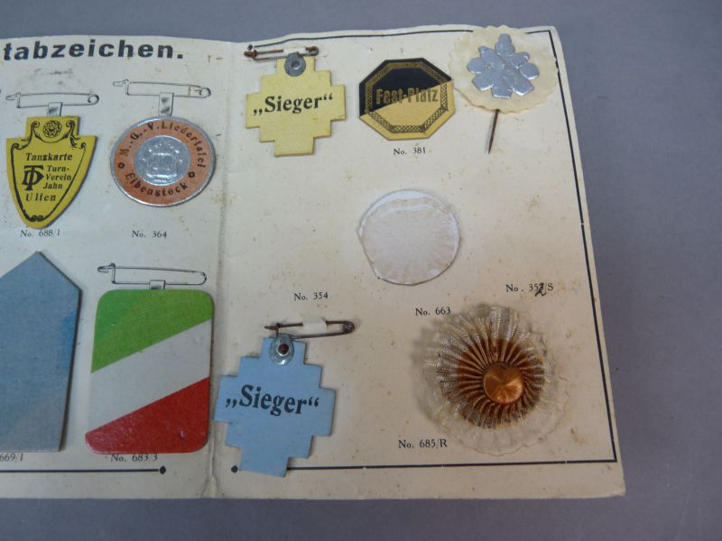 Verzamelmap met historische Duitse festabzeichen - Afbeelding 4