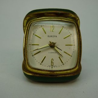 Vintage DDR Reiswekker – EUROPA – 2 Jewels – Jaren ’60/’70