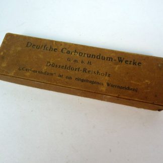 Vintage doosje slijpsteen – Deutsche Carborundum-Werke