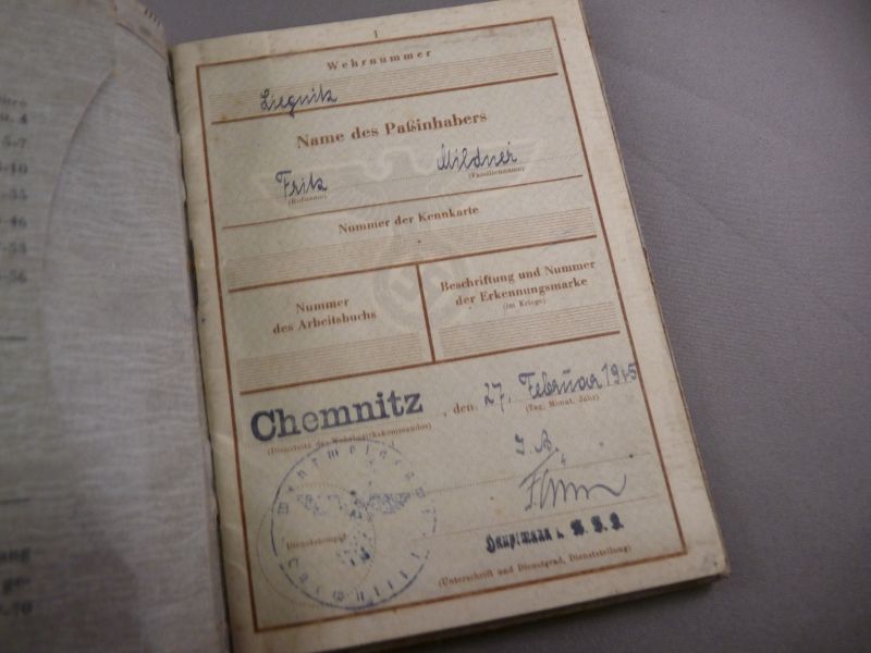 Originele Duitse Wehrpass - Afbeelding 2