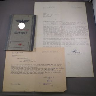 Wehrpass & Stalingrad Overlijdensdossier