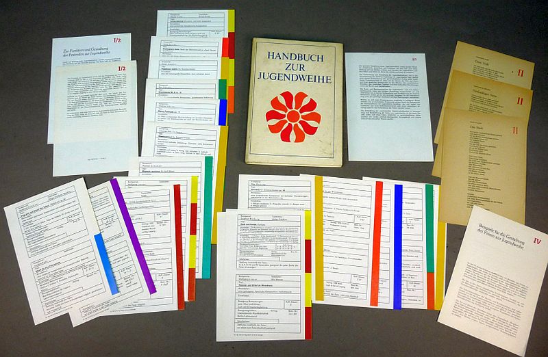 DDR Handbuch zur Jugendweihe (1974)+ bijlagen