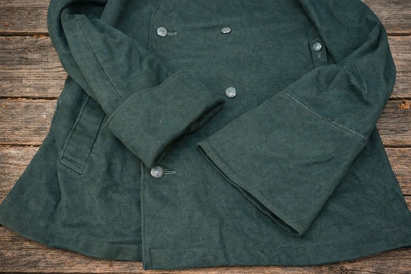 Zwitserse groene wollen vintage jas, jaren 50/60 - Afbeelding 5