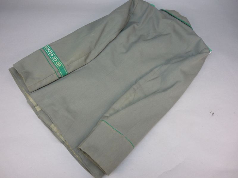 DDR NVA Grenztruppen uniform jas – oud model met gestikte kraagspiegels - Afbeelding 3