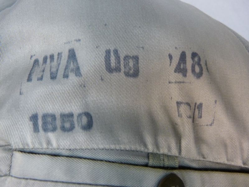 DDR NVA Grenztruppen uniform jas – oud model met gestikte kraagspiegels - Afbeelding 6