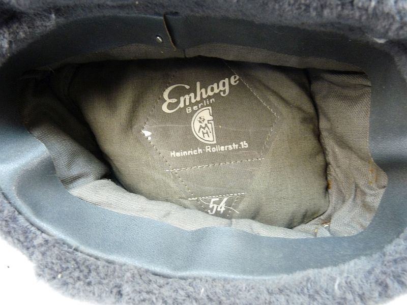 DDR Interflug wintermuts / Uschanka met groene bovenzijde - Afbeelding 3