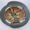 DDR NVA M56 Helm – 1e Model 1960 met periodieke helmcover - Afbeelding 2