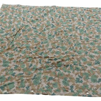 DDR NVA Blumentarn / Flachentarn poncho/tenthelft 1968