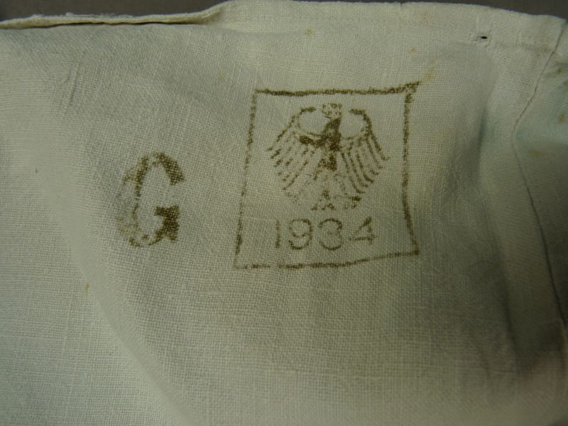Wehrmacht matras hoes / laken met stempel 1934
